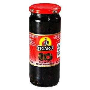 Black Sliced Olives Figaro 450gm