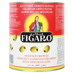 Green Pitted Olives (Figaro) 3Kg