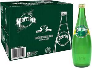 Perrier Sparkling Natural Mineral Water, 12 x 750ml